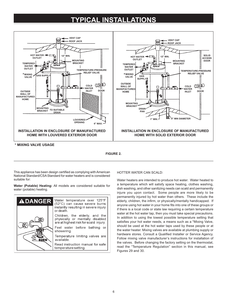 Typical installations | A.O. Smith 185874-001 User Manual | Page 6 / 32