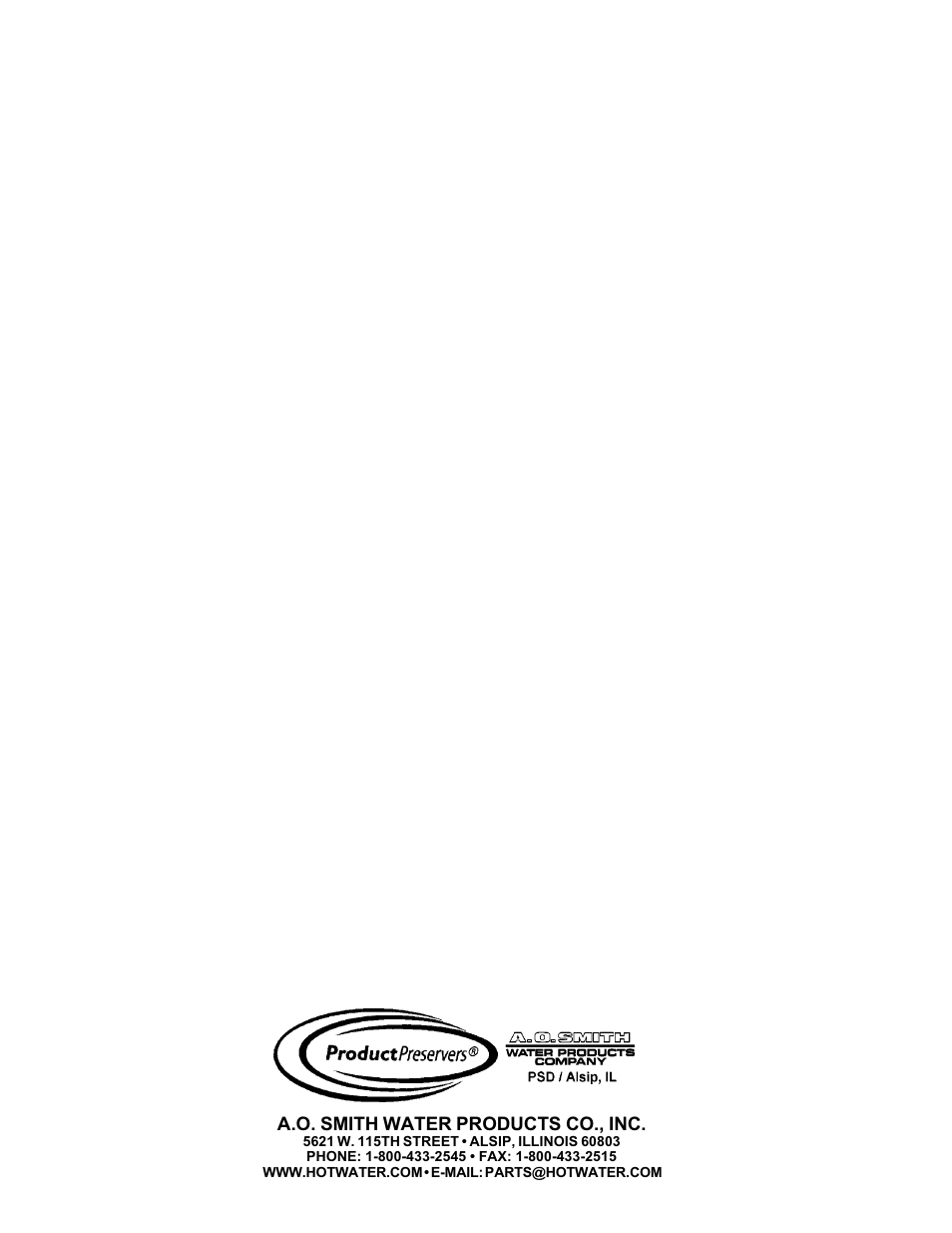 A.O. Smith BTH 120 - 250 User Manual | Page 32 / 32