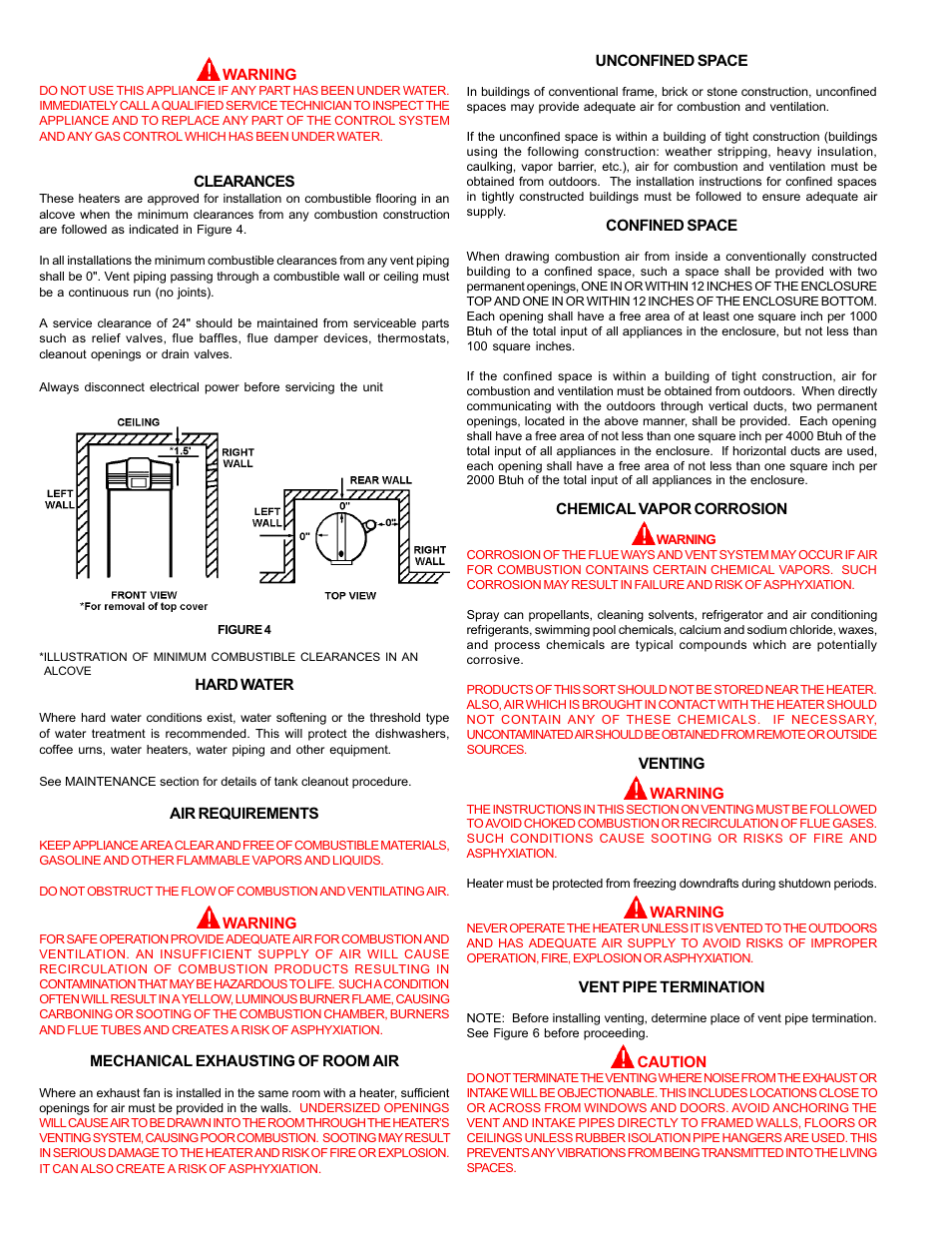 A.O. Smith BTH 120 - 250 User Manual | Page 6 / 32