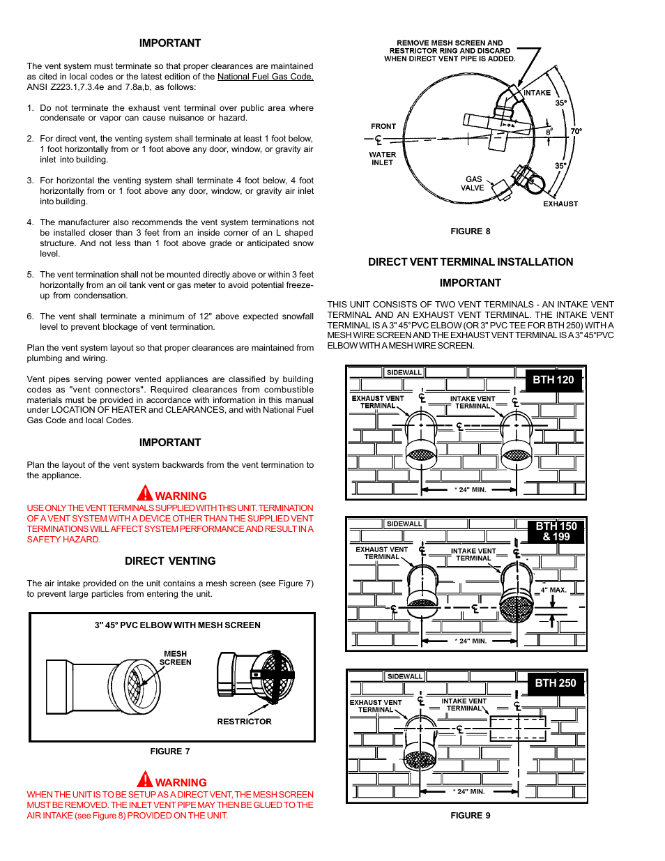 A.O. Smith BTH 120 - 250 User Manual | Page 8 / 32