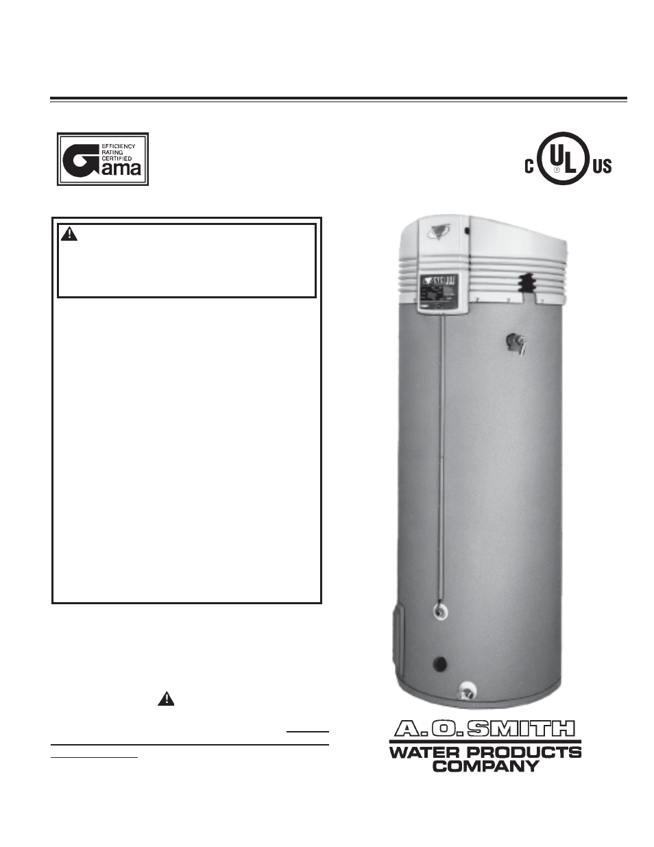 A.O. Smith BTH 120-250(A) User Manual | 32 pages