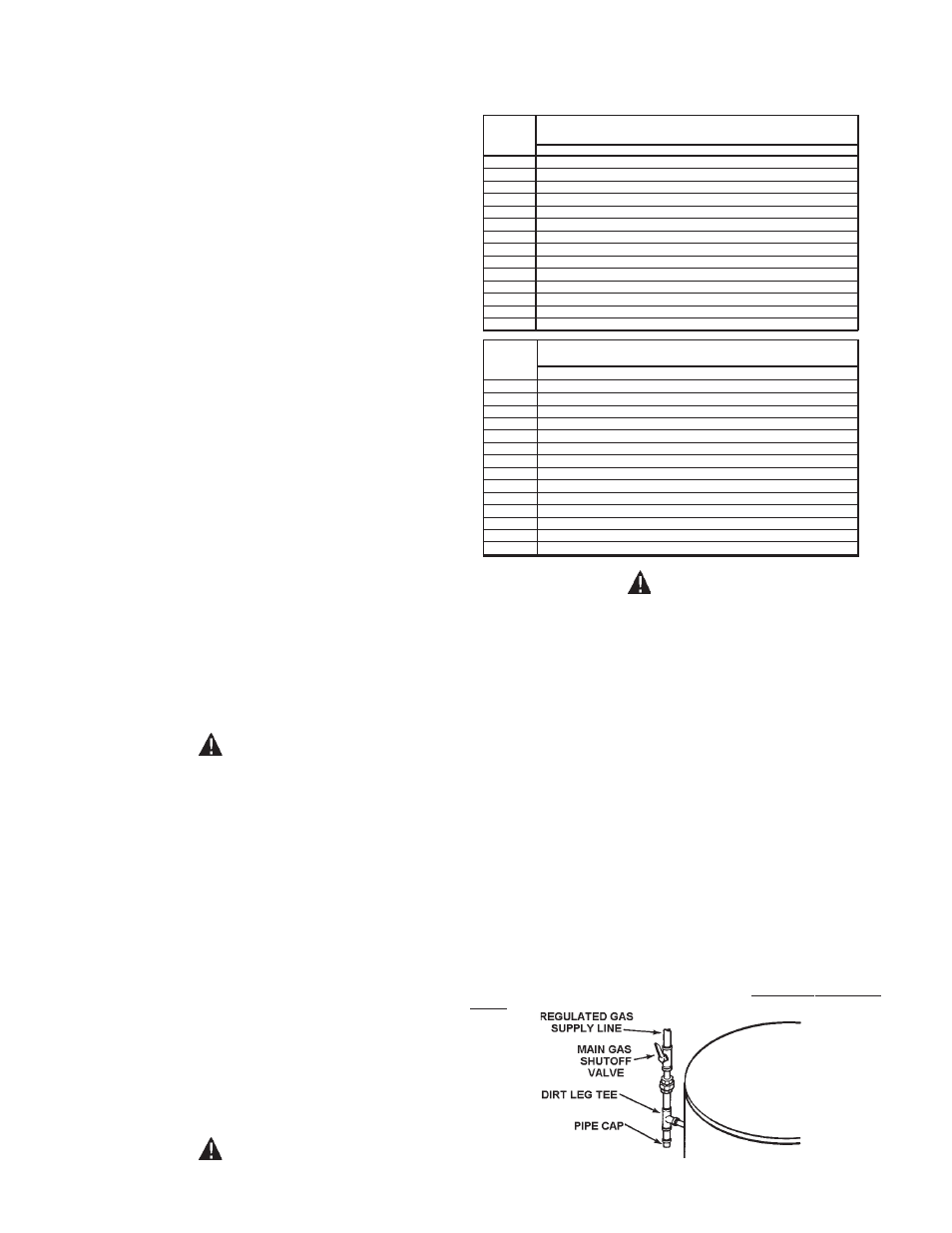 Gas piping, Blocked outlet prover switch, Blocked inlet prover switch | Low gas pressure switch, On/off switch, Caution, Hot surface igniter, Warning | A.O. Smith BTH 120-250(A) User Manual | Page 12 / 32