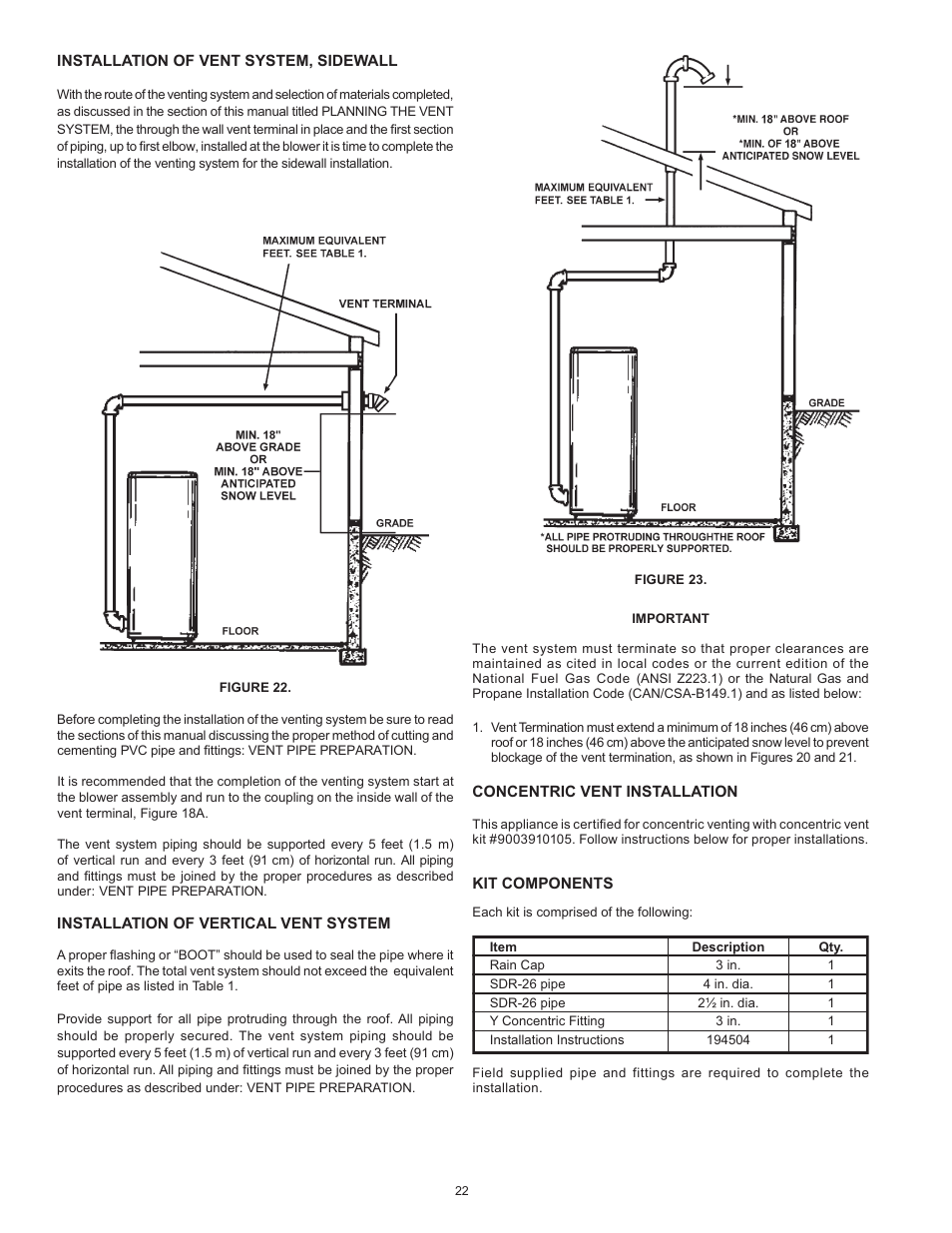 A.O. Smith 100 User Manual | Page 22 / 44