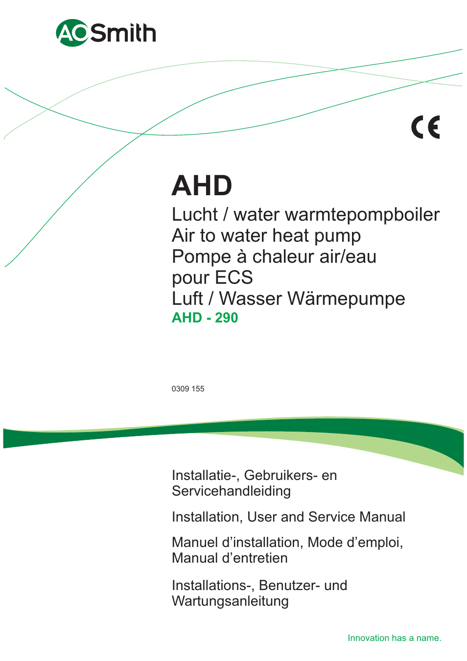 A.O. Smith AHD 290 User Manual | 129 pages