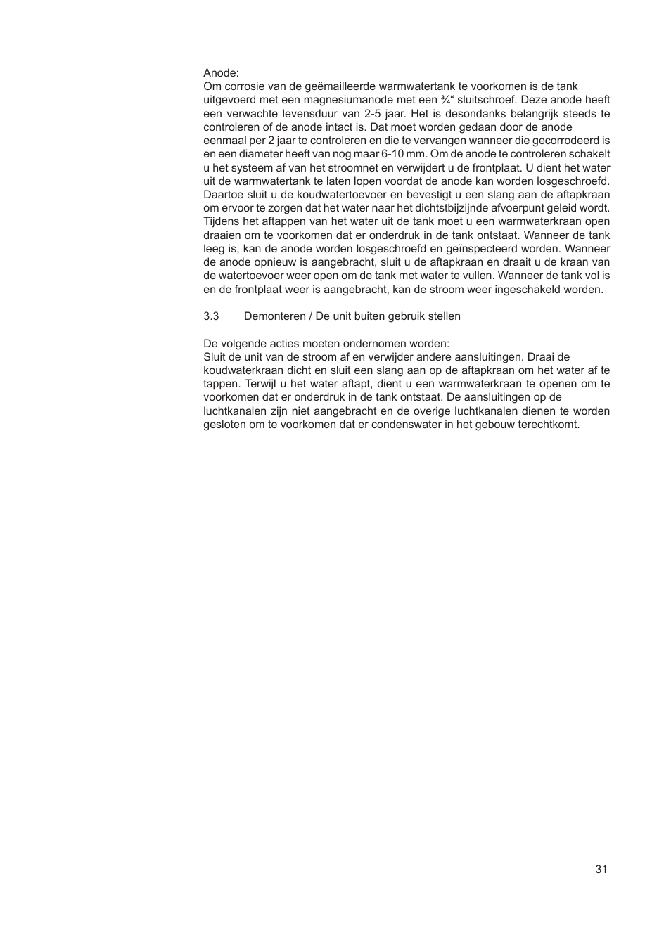 A.O. Smith AHD 290 User Manual | Page 31 / 129