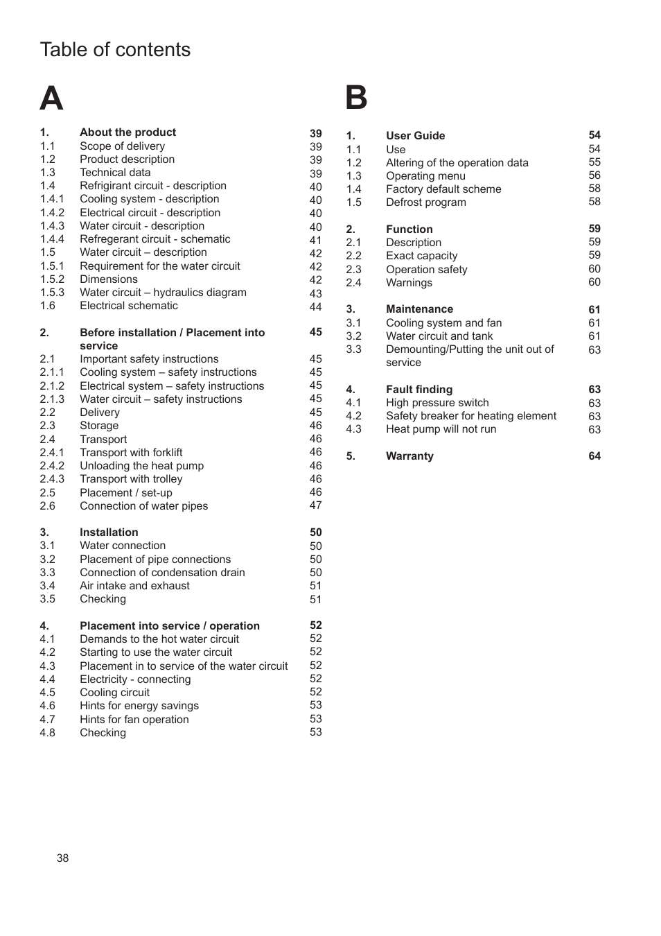 A.O. Smith AHD 290 User Manual | Page 38 / 129