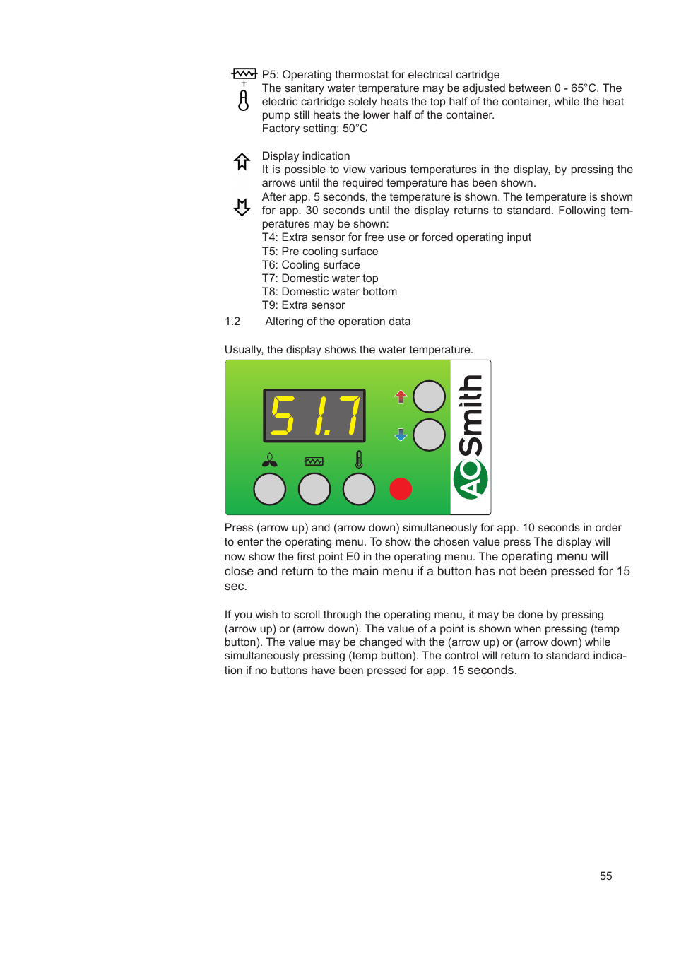 A.O. Smith AHD 290 User Manual | Page 55 / 129