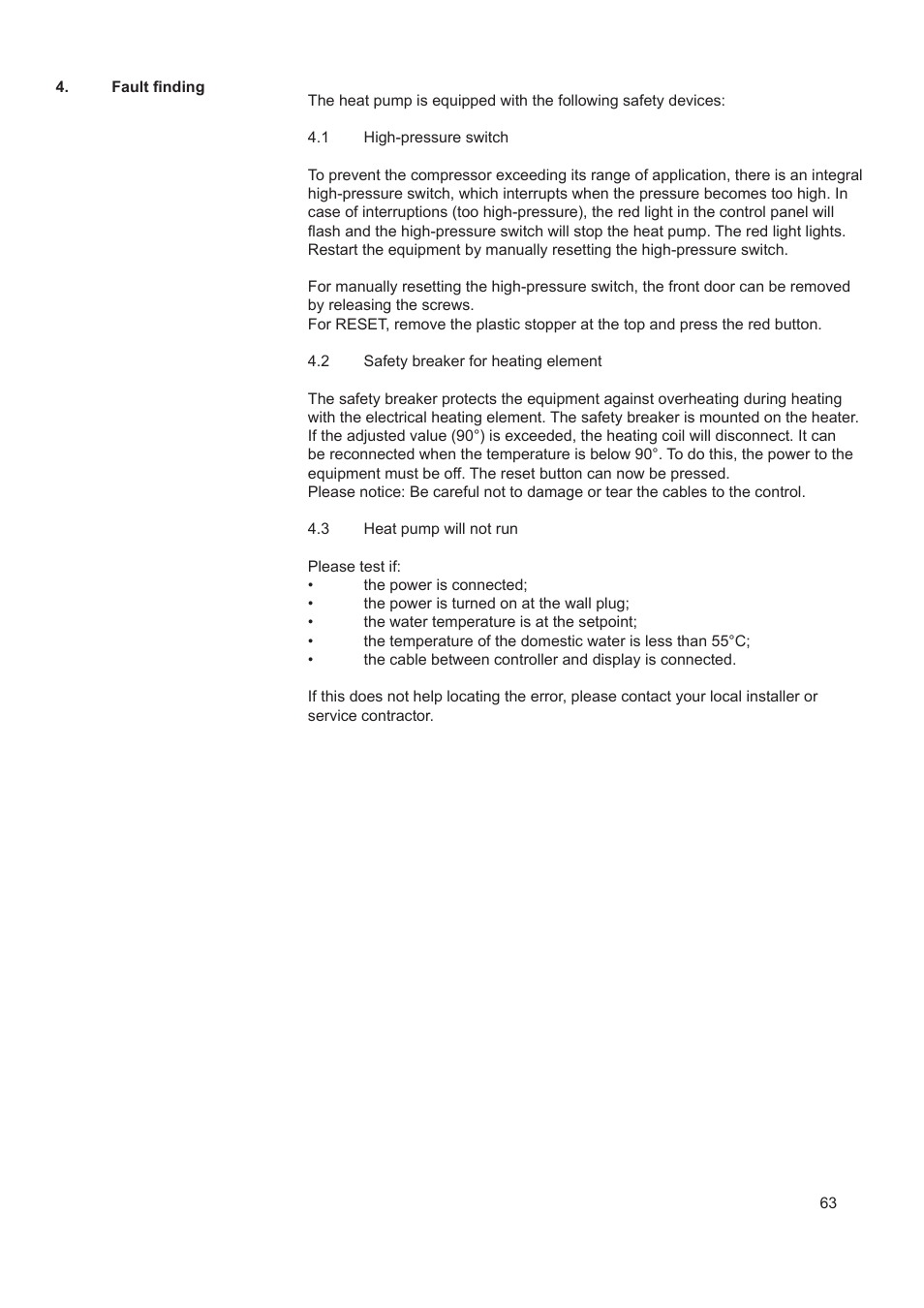 A.O. Smith AHD 290 User Manual | Page 63 / 129