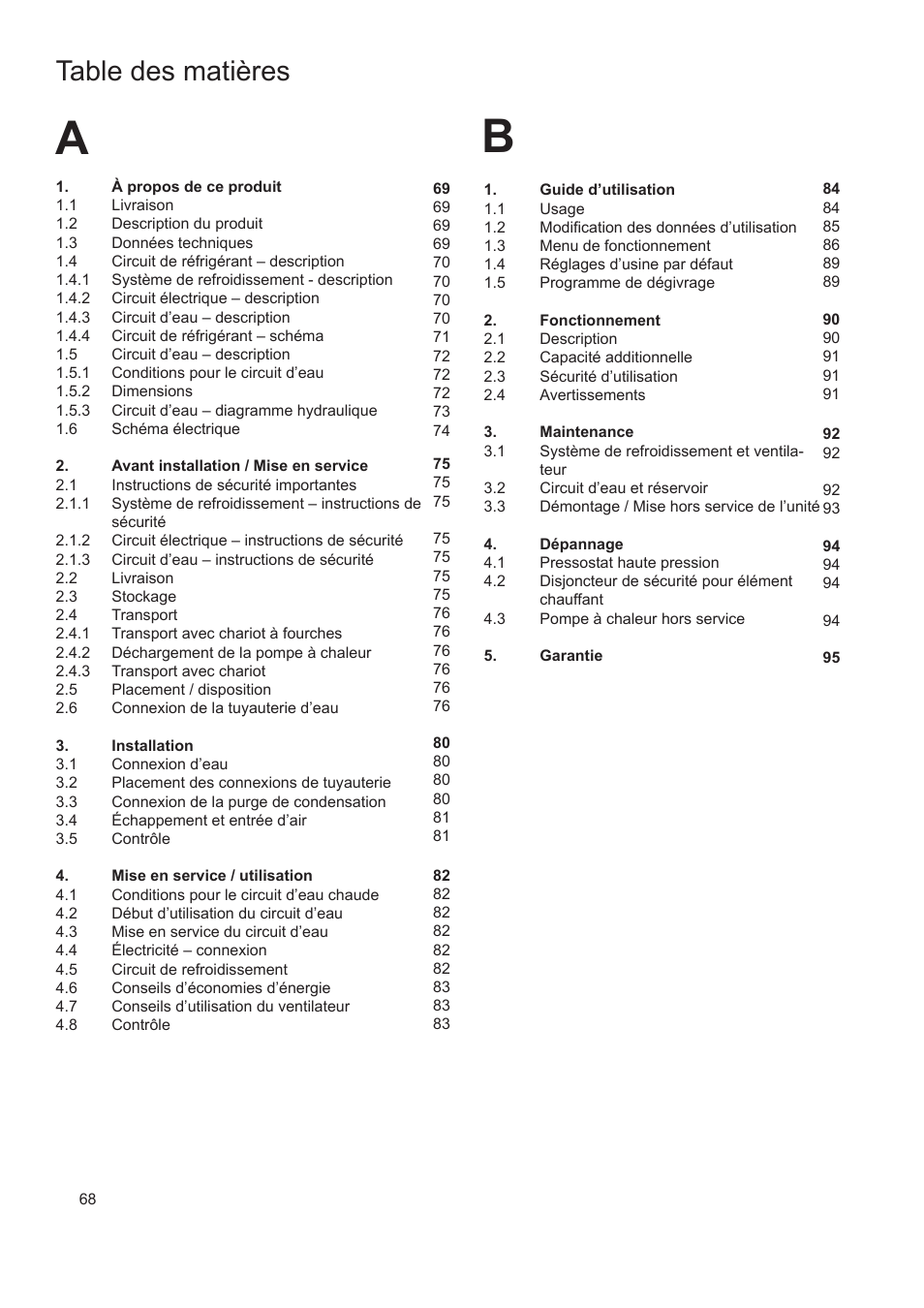 A.O. Smith AHD 290 User Manual | Page 68 / 129