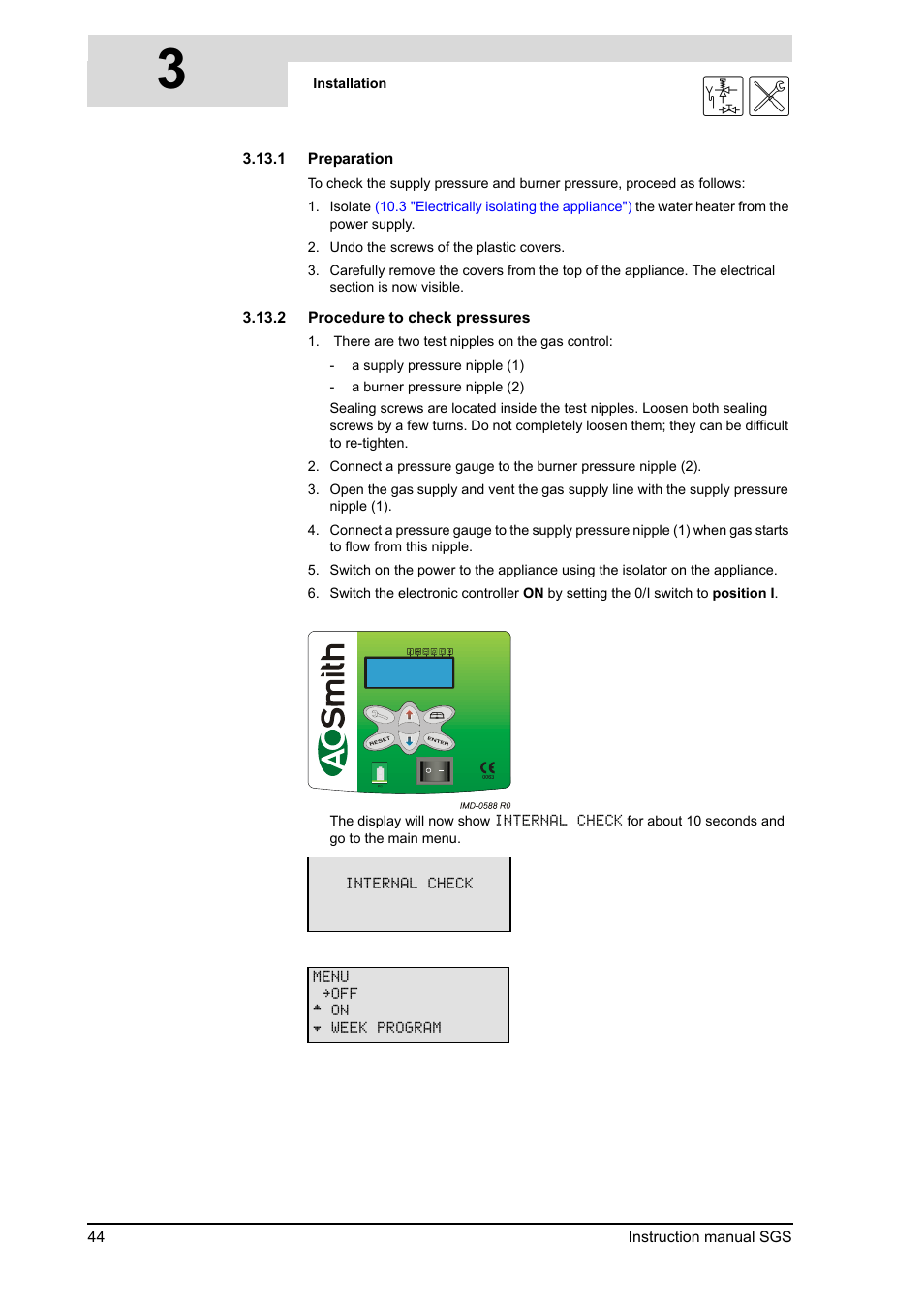 A.O. Smith 30 User Manual | Page 44 / 114
