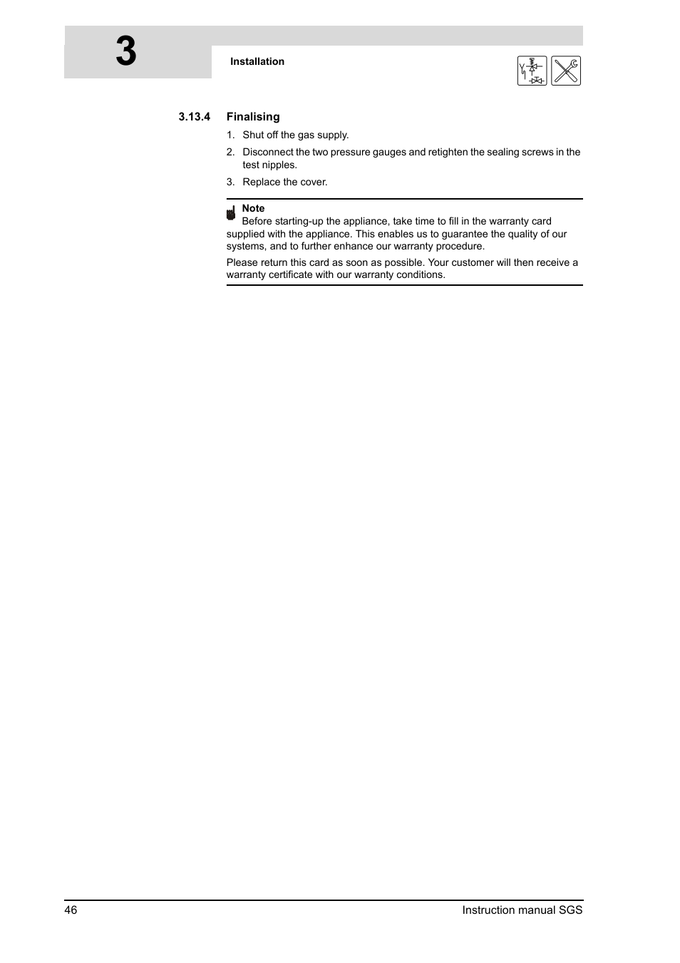 4 "finalising") | A.O. Smith 30 User Manual | Page 46 / 114