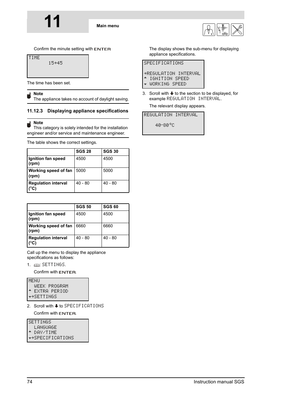 11 gis | A.O. Smith 30 User Manual | Page 74 / 114