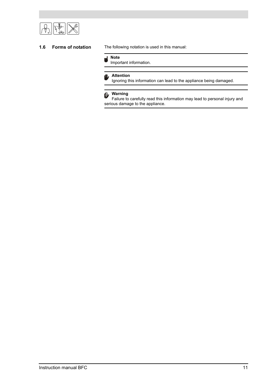 Forms of notation | A.O. Smith 120 through 250 Series User Manual | Page 11 / 98