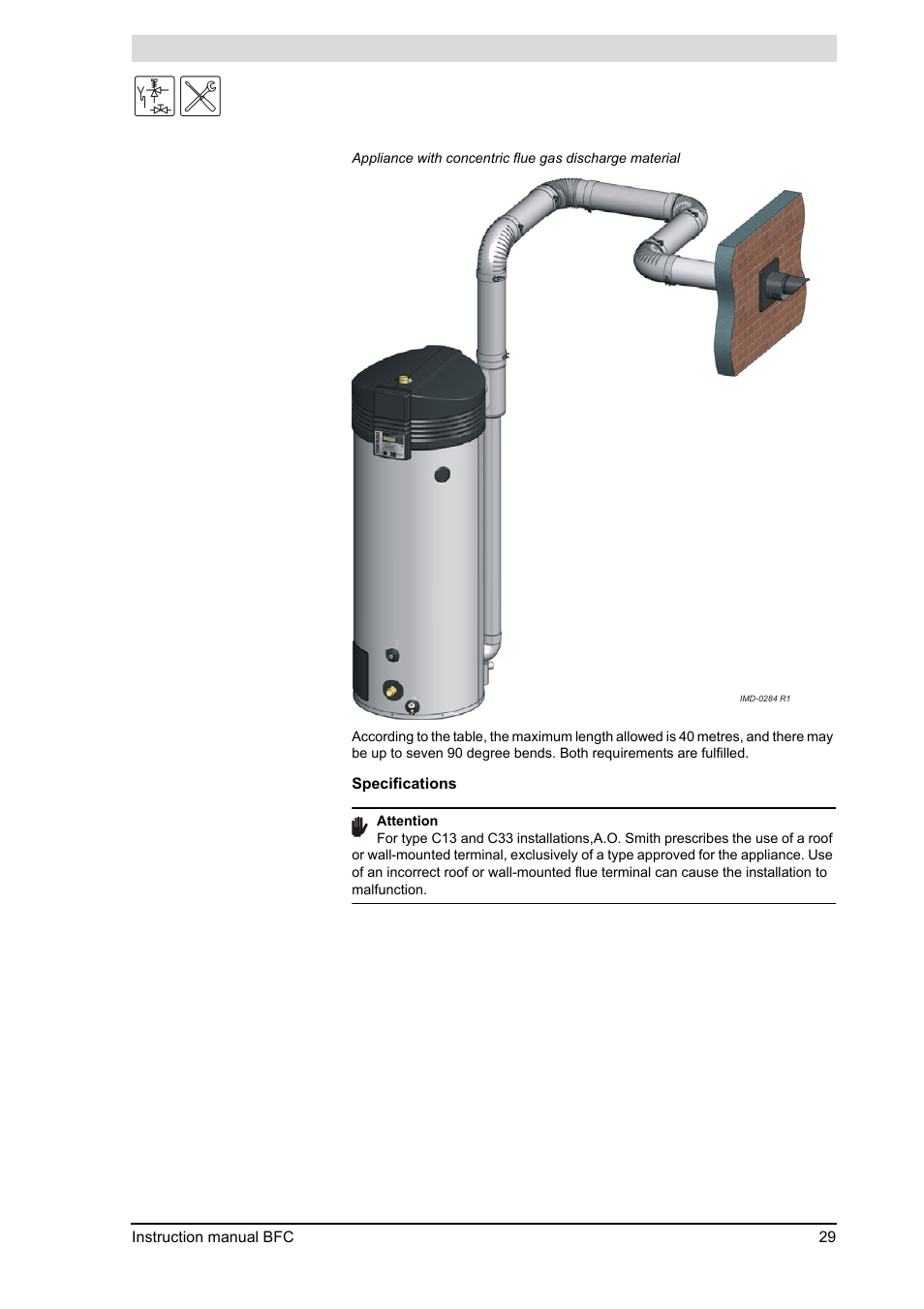 A.O. Smith 120 through 250 Series User Manual | Page 29 / 98