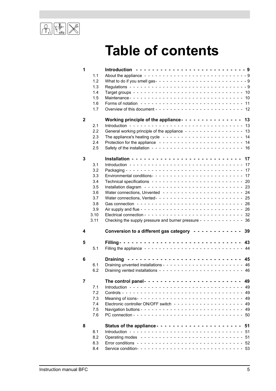 A.O. Smith 120 through 250 Series User Manual | Page 5 / 98