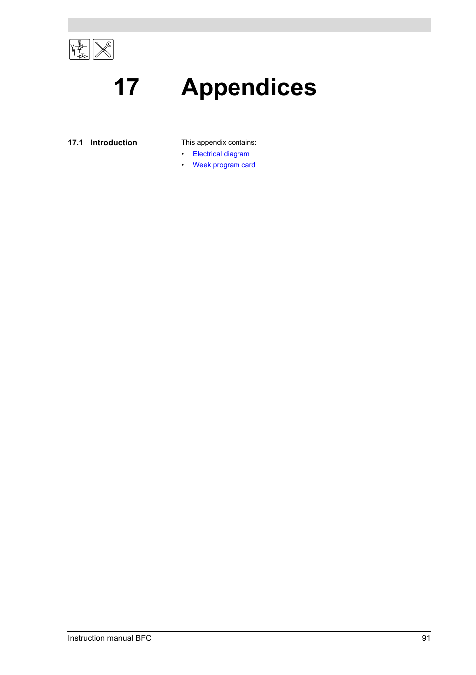 17 appendices, Appendices, Introduction | 17 "appendices") | A.O. Smith 120 through 250 Series User Manual | Page 91 / 98