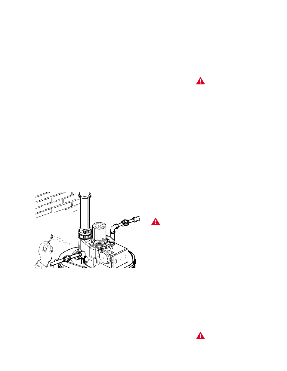 High temperature cut-off switch, Venting system, Power venter maintenance | T & p valve, Draining, Main burner and igniter | A.O. Smith BTF-75 User Manual | Page 15 / 20