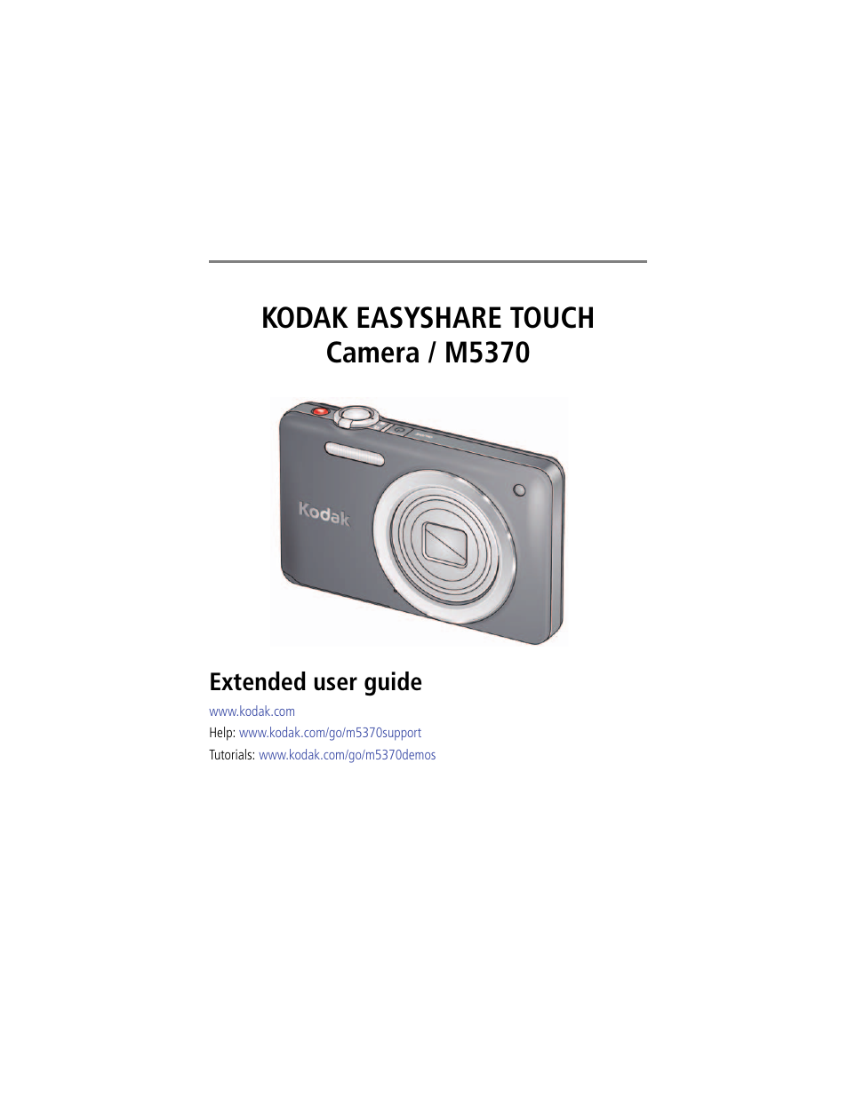 Kodak TOUCH M5370 User Manual | 81 pages