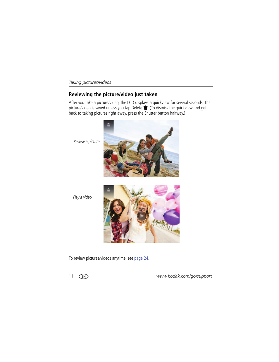 Kodak TOUCH M5370 User Manual | Page 20 / 81