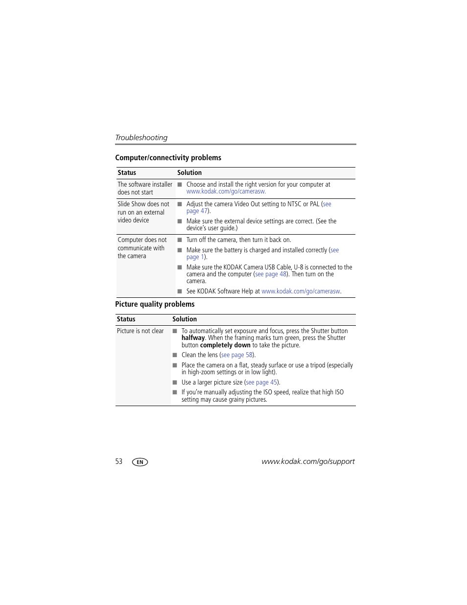 Kodak TOUCH M5370 User Manual | Page 62 / 81