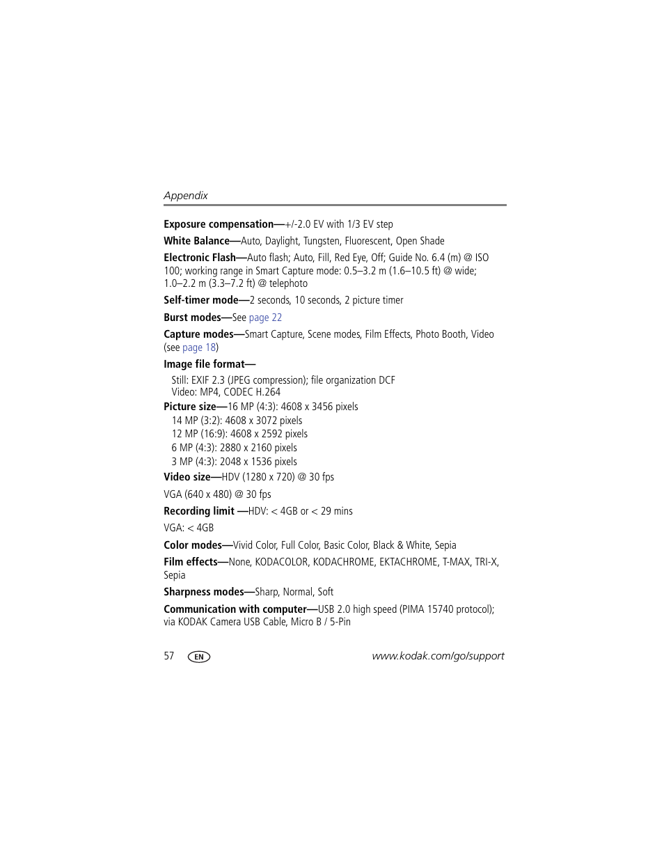 Kodak TOUCH M5370 User Manual | Page 66 / 81
