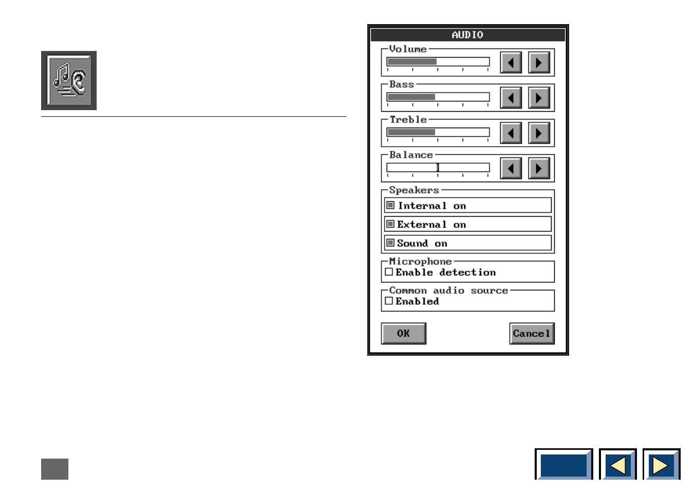 Nal speakers, see section on, Adjust audio, Projector | Kodak DP800 User Manual | Page 44 / 62