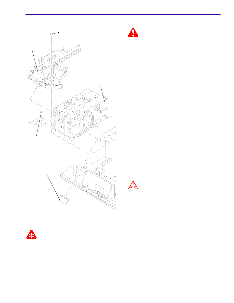 Replacing the mechanism assembly, Installing the mechanism assembly | Kodak 4600 User Manual | Page 13 / 51