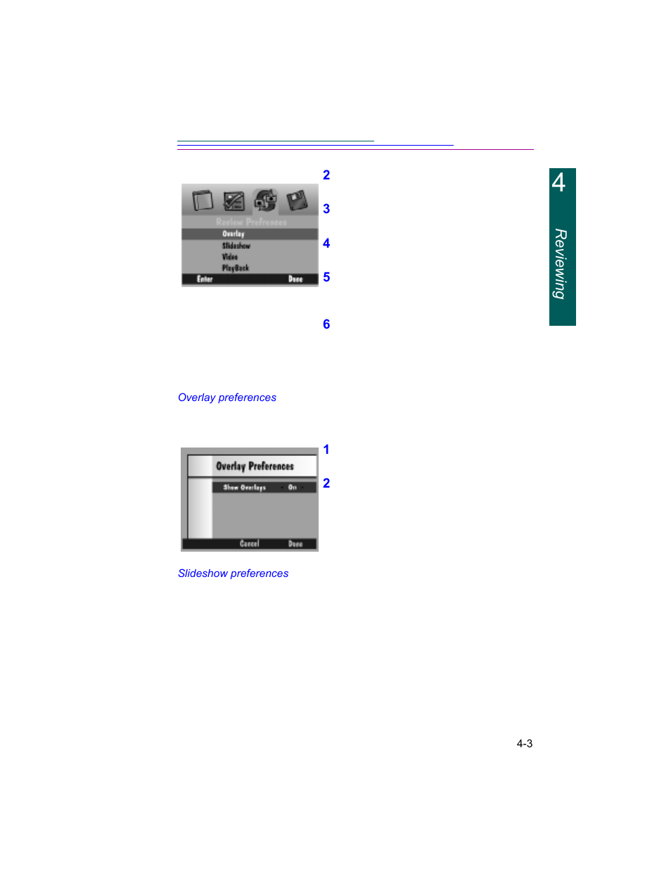 Reviewing | Kodak DC260 User Manual | Page 47 / 140