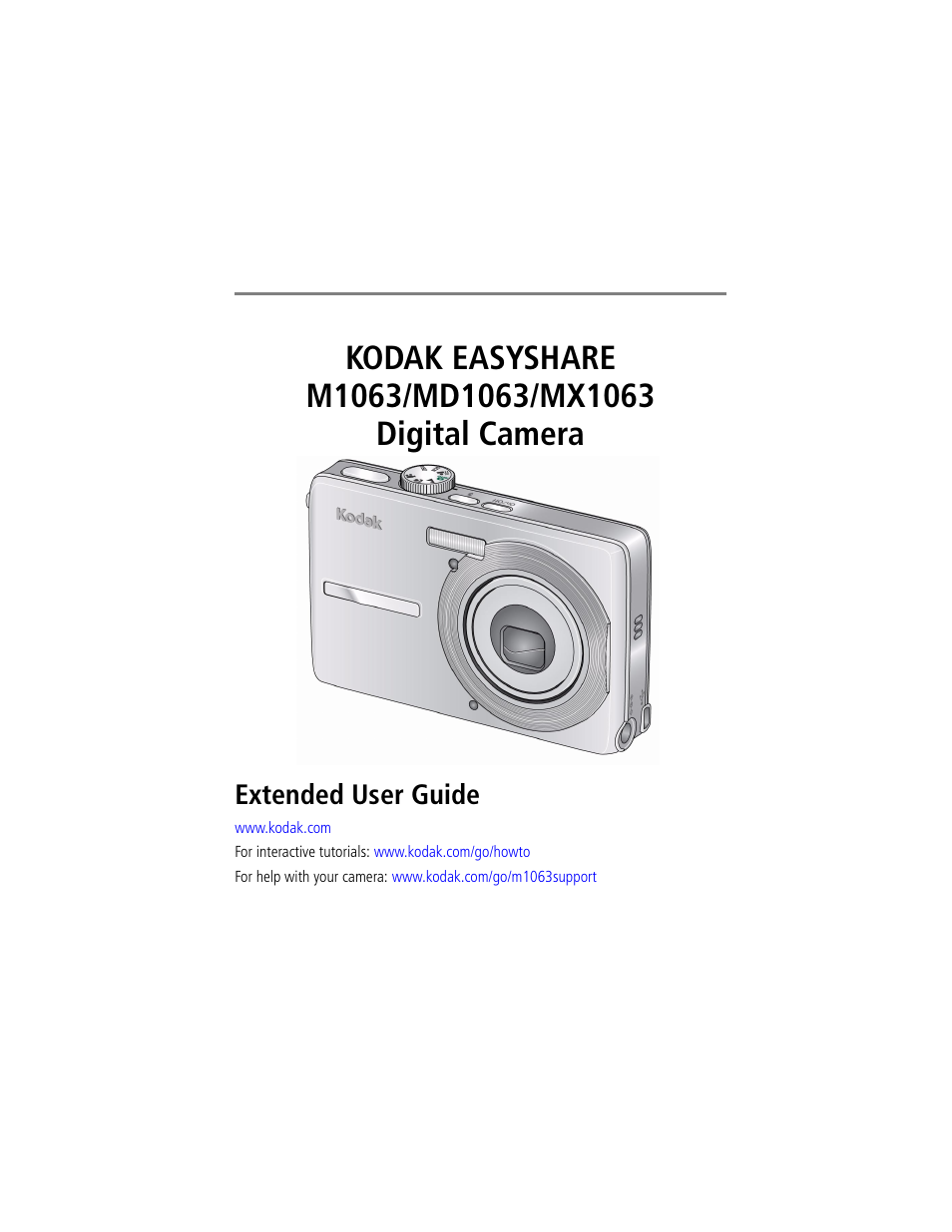 Kodak MD1063 User Manual | 75 pages