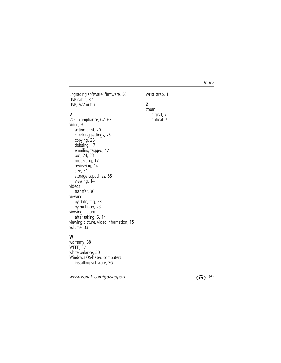 Kodak MD1063 User Manual | Page 75 / 75