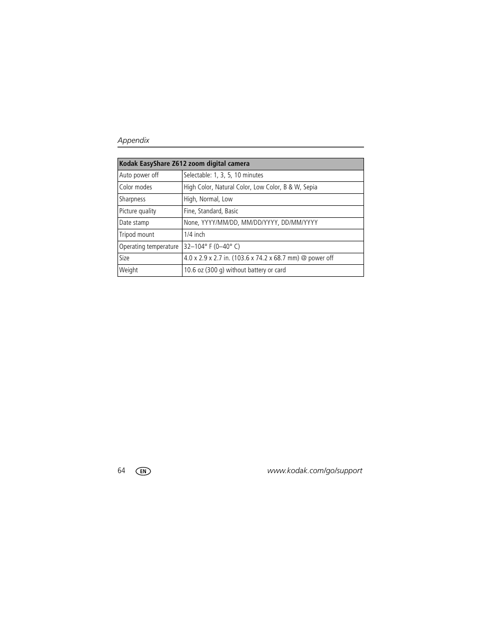 Kodak Z612 User Manual | Page 70 / 90