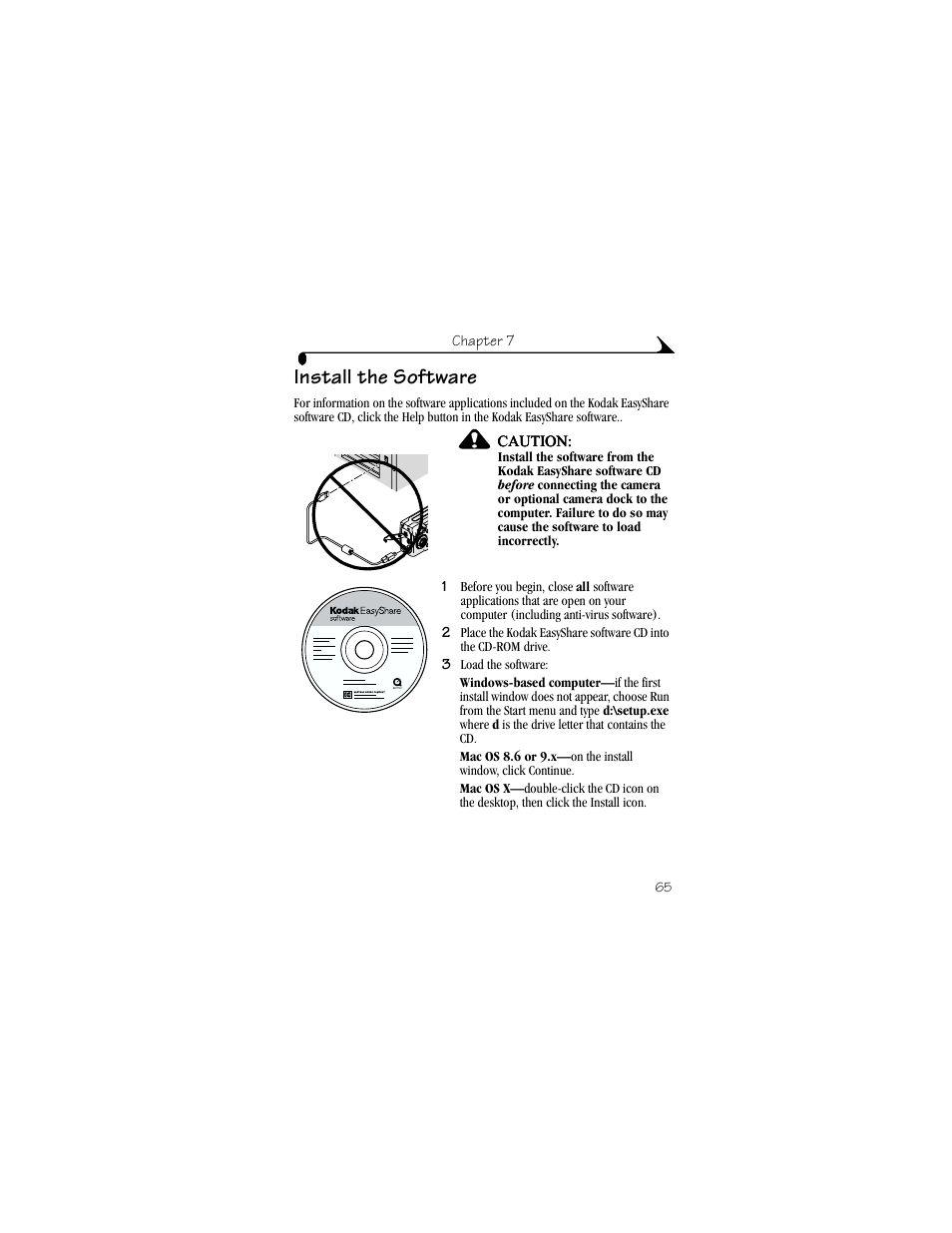 Install the software | Kodak LS633 User Manual | Page 77 / 124