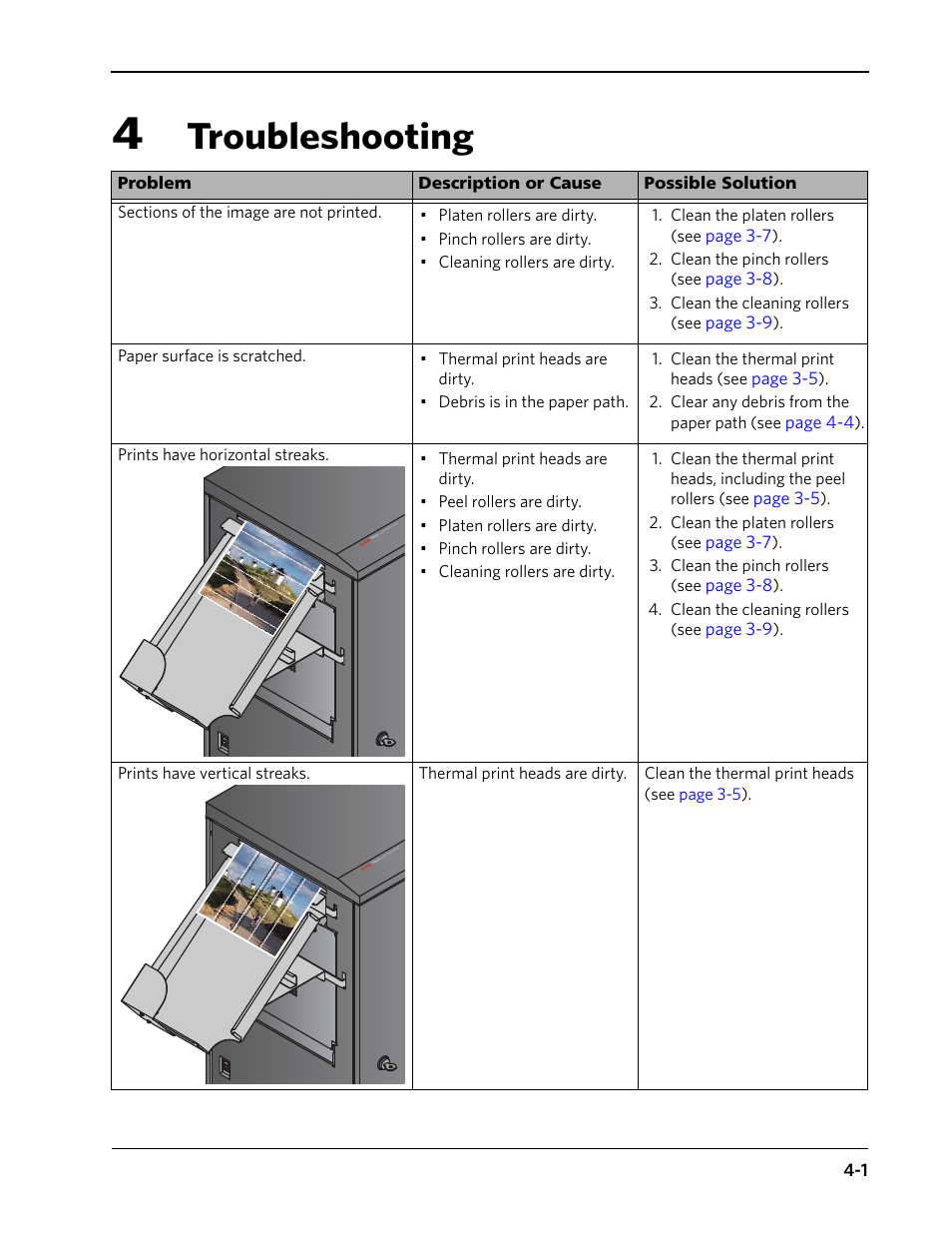 4 troubleshooting, Troubleshooting | Kodak D4000 User Manual | Page 29 / 48