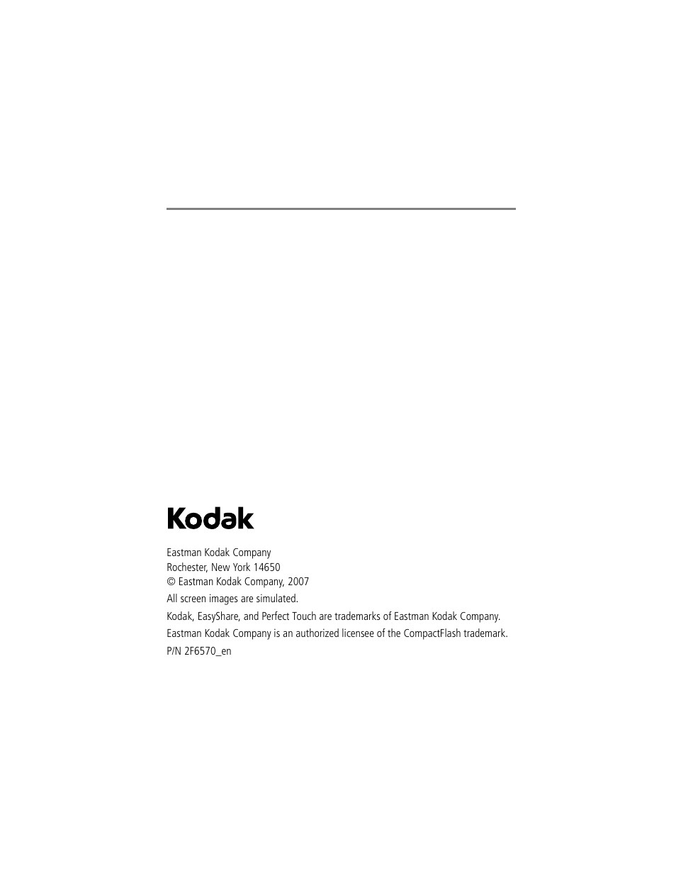 Kodak HDTV Dock User Manual | Page 2 / 36