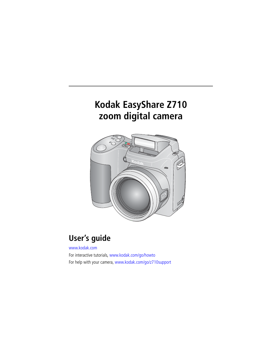 Kodak Z710 User Manual | 74 pages
