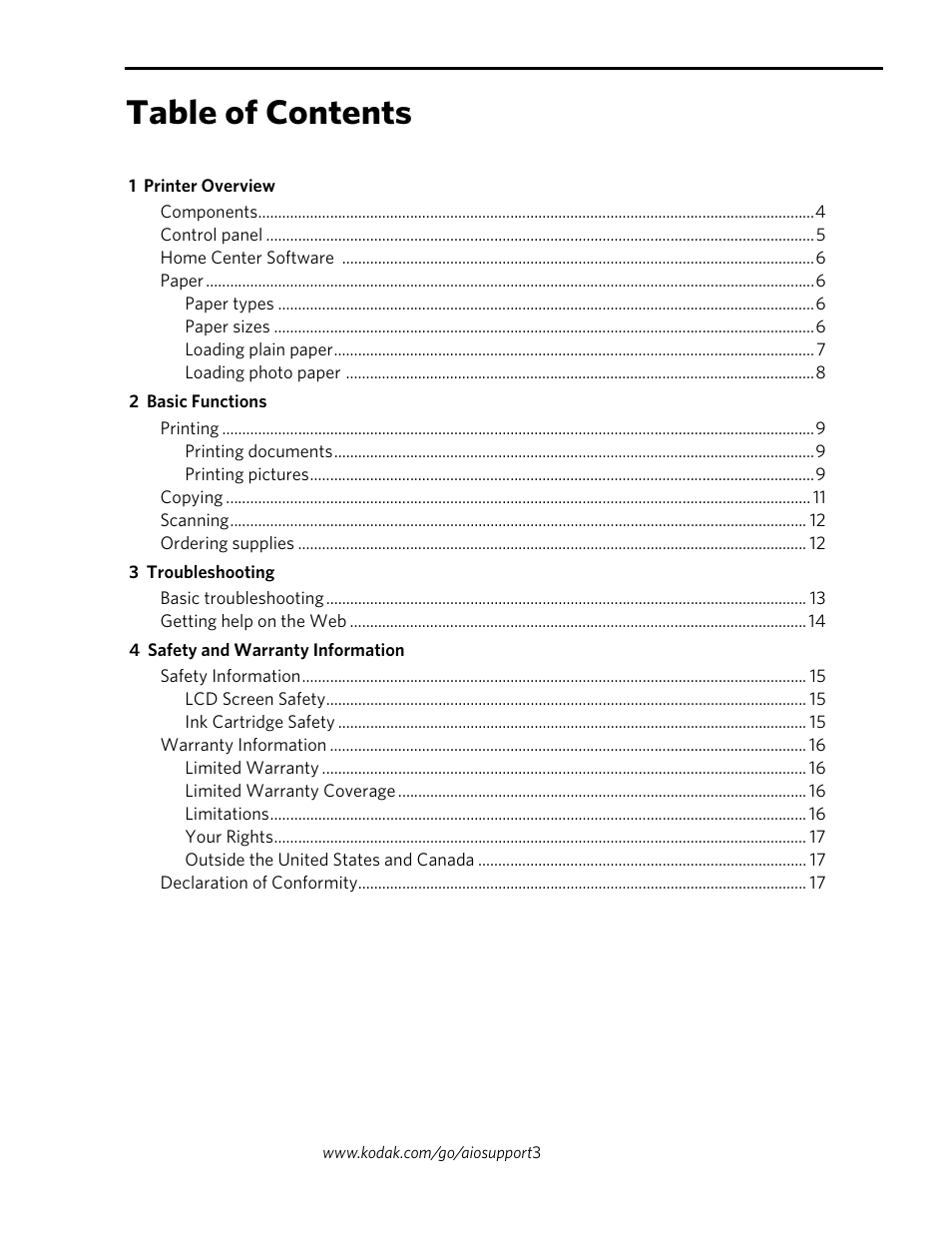 Kodak ESP 5250 User Manual | Page 3 / 18