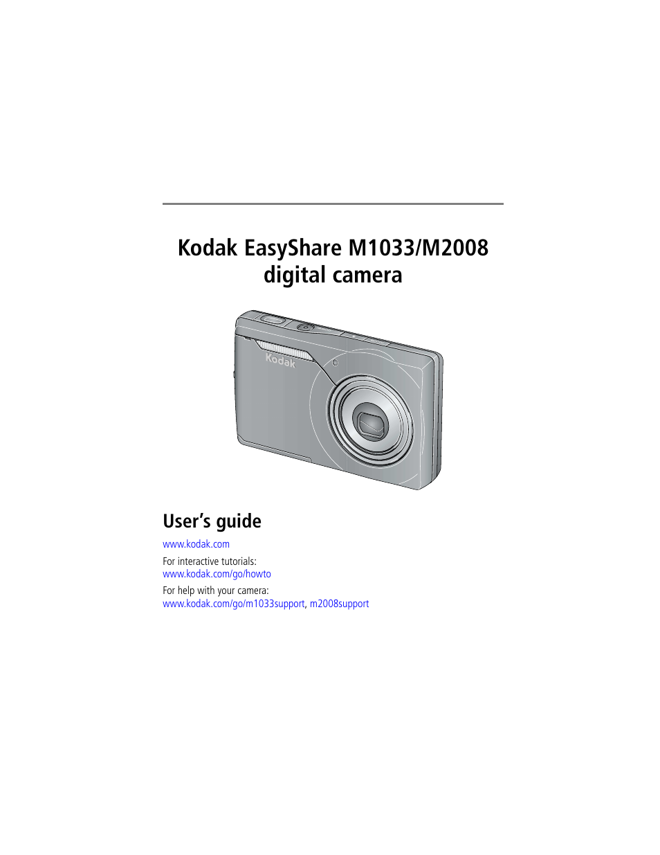 Kodak M1033 User Manual | 72 pages