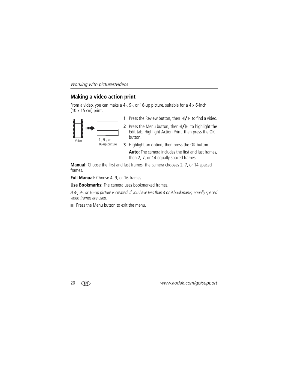 Kodak M1033 User Manual | Page 26 / 72
