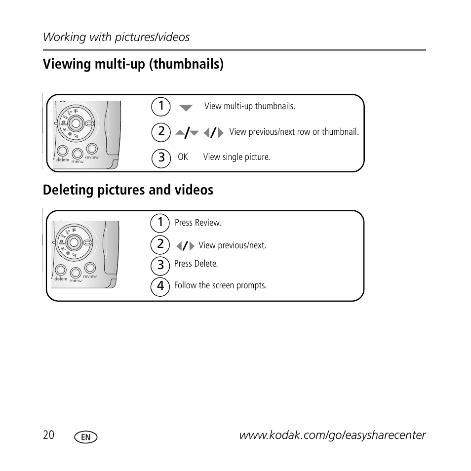 Kodak Z710 User Manual | Page 20 / 29