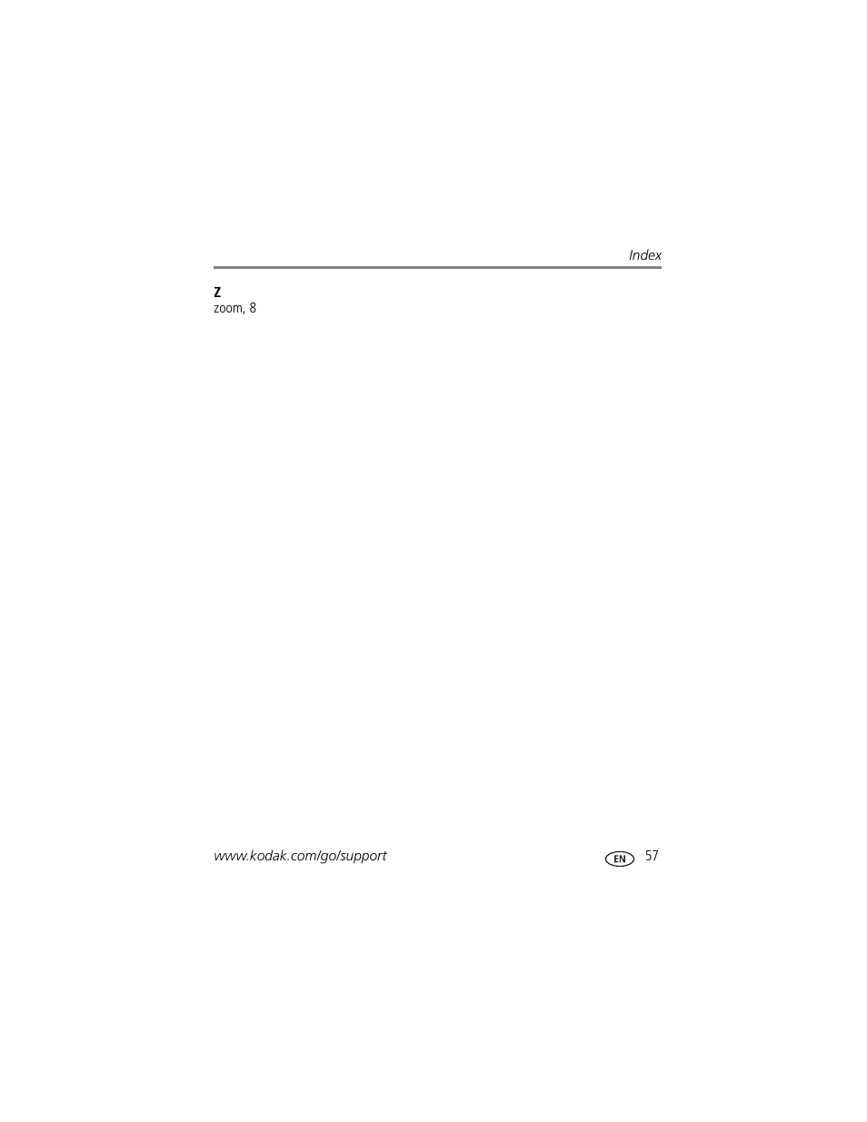 Kodak SPORT C123 User Manual | Page 63 / 63