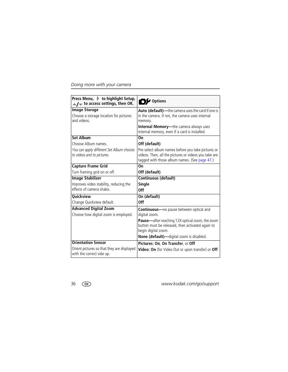 Kodak Z812 IS User Manual | Page 42 / 80