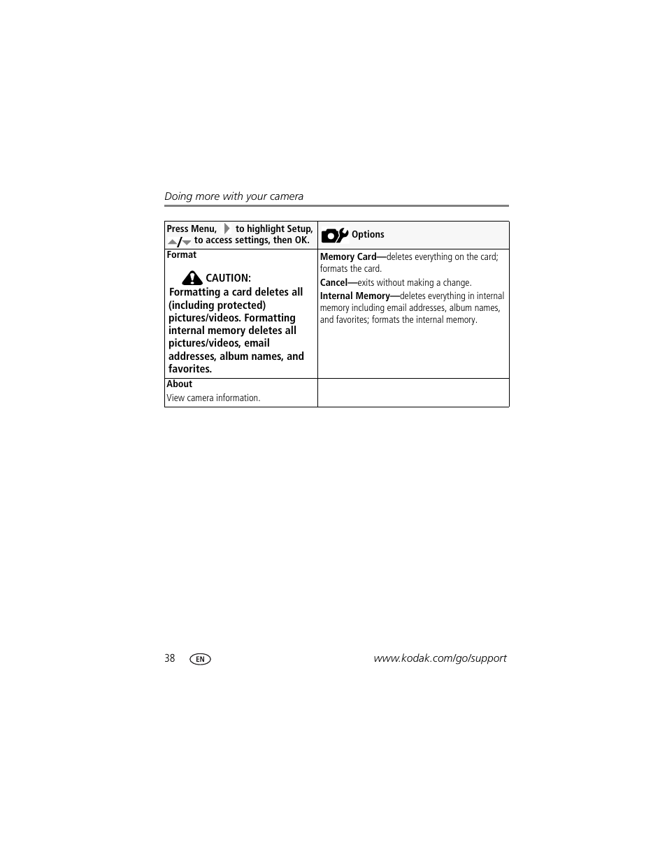 Kodak Z812 IS User Manual | Page 44 / 80