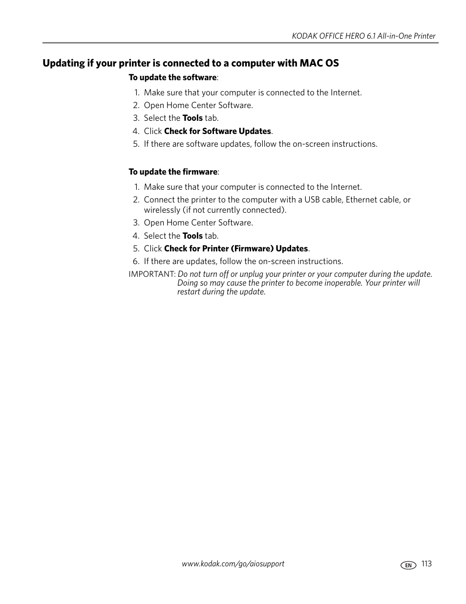 Kodak OFFICE HERO 6.1 User Manual | Page 119 / 144