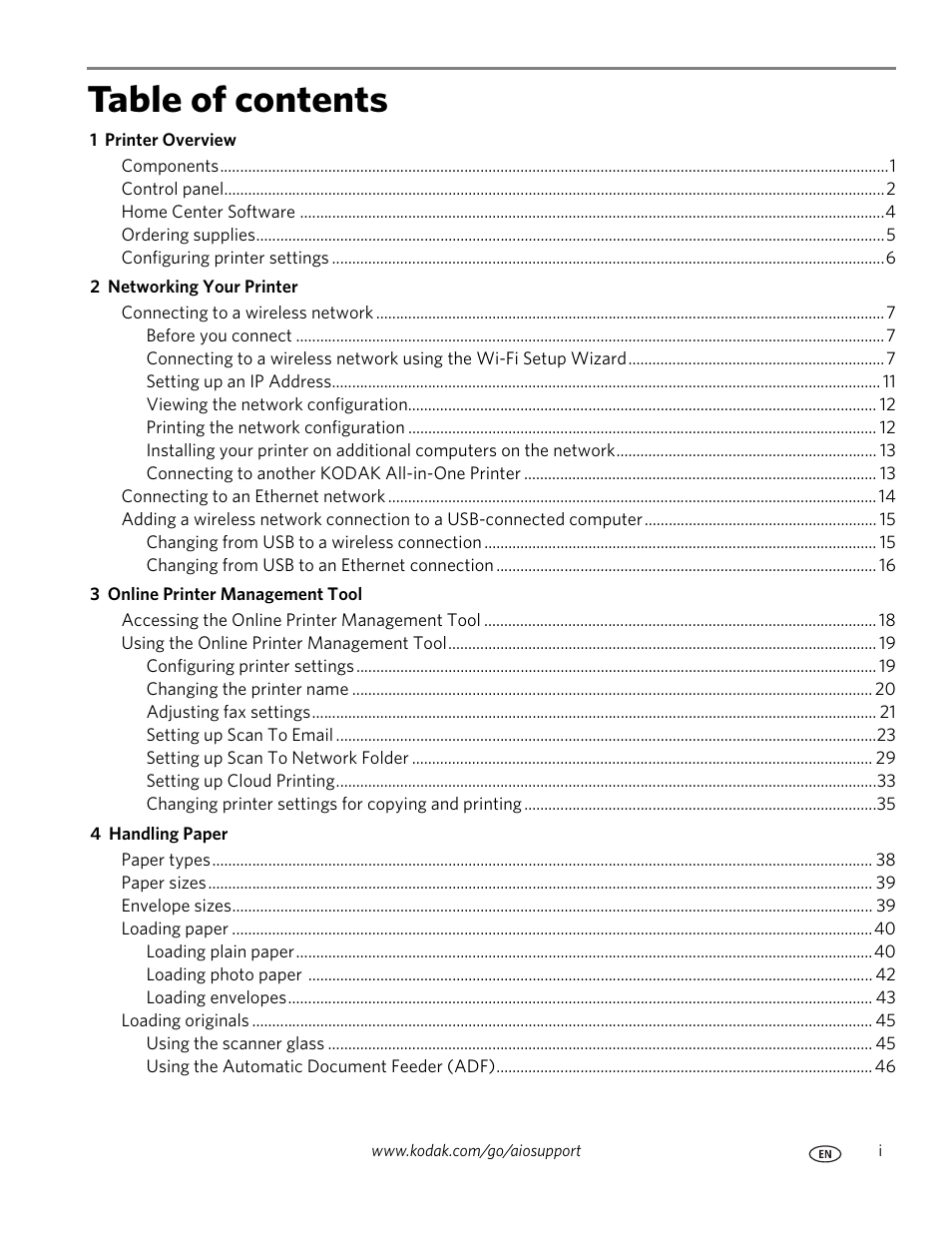 Kodak OFFICE HERO 6.1 User Manual | Page 3 / 144