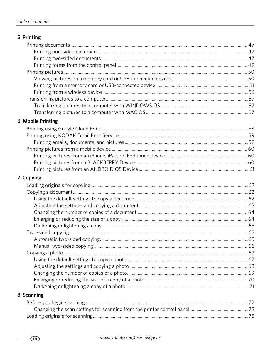 Kodak OFFICE HERO 6.1 User Manual | Page 4 / 144