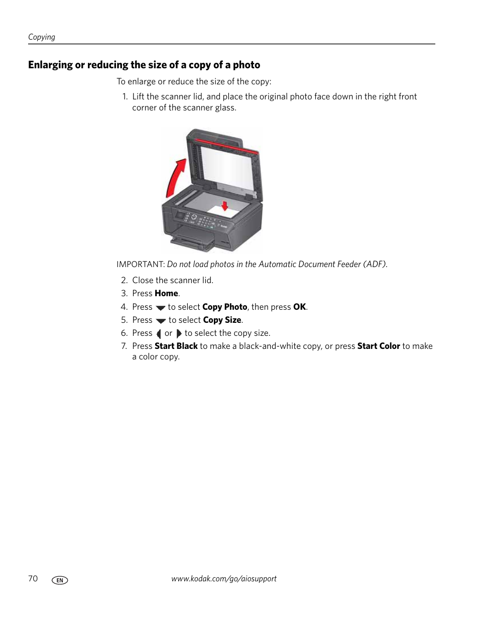 Kodak OFFICE HERO 6.1 User Manual | Page 76 / 144