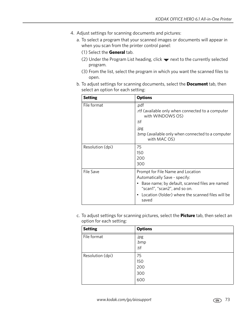 Kodak OFFICE HERO 6.1 User Manual | Page 79 / 144