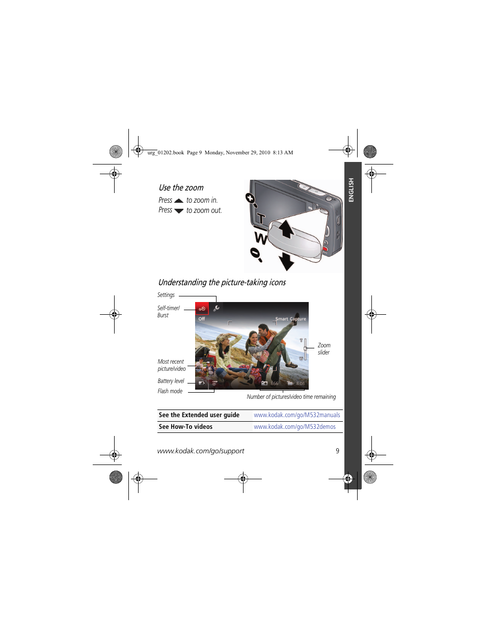 Kodak M532 User Manual | Page 9 / 26