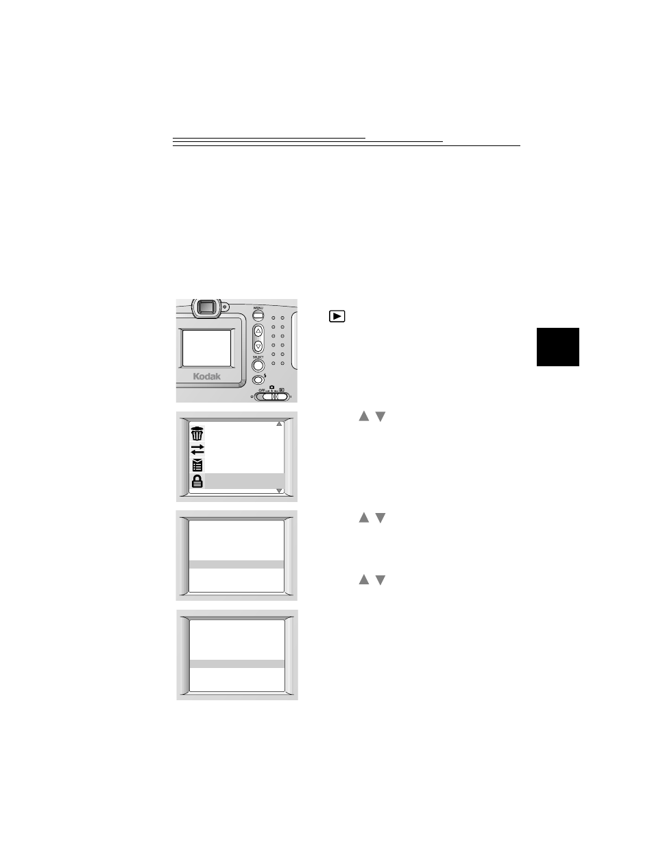 Protecting all stored pictures | Kodak DC3200 User Manual | Page 23 / 60