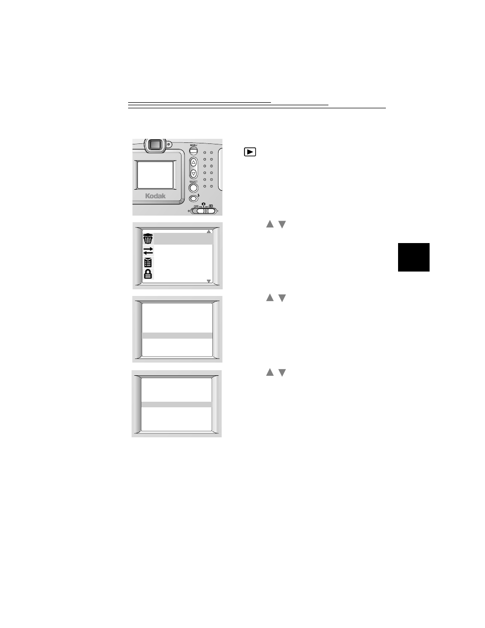 Deleting all stored pictures | Kodak DC3200 User Manual | Page 25 / 60